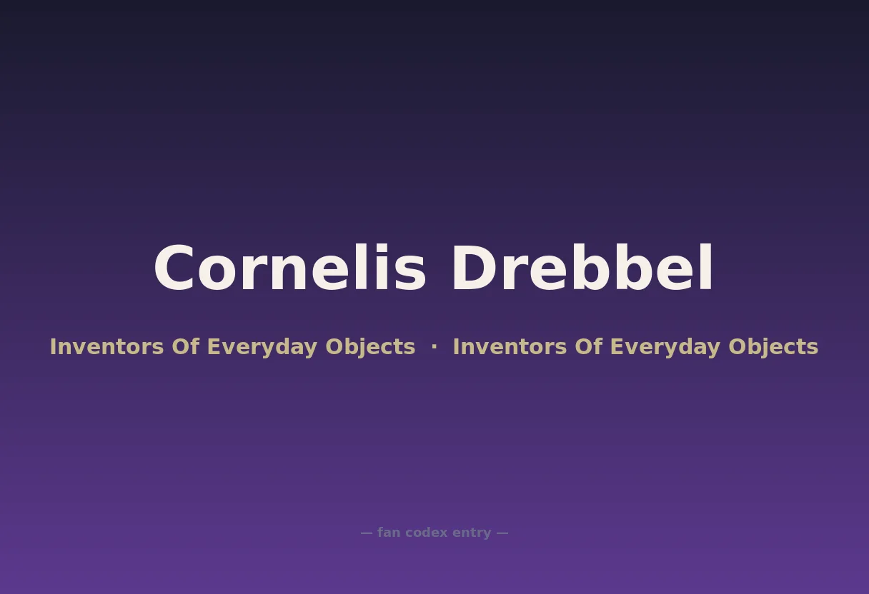 Cornelis Drebbel